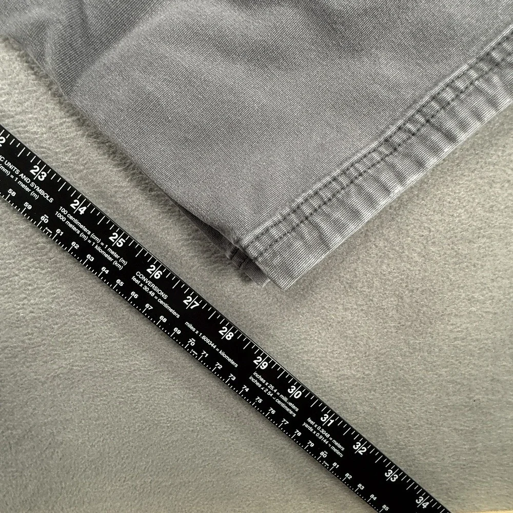 Duluth Trading Co 42x32 Gray Work Pants Flex Fire Hose 5 Pocket Stained